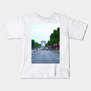 Paris arc de Triomphe Kids T-Shirt